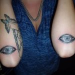 photo of eye tattoo 27.11.2018 №011 - an example of a finished eye tattoo - tattoovalue.net