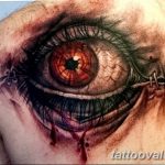 photo of eye tattoo 27.11.2018 №013 - an example of a finished eye tattoo - tattoovalue.net