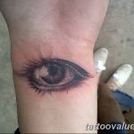 photo of eye tattoo 27.11.2018 №026 - an example of a finished eye tattoo - tattoovalue.net