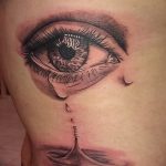 photo of eye tattoo 27.11.2018 №027 - an example of a finished eye tattoo - tattoovalue.net