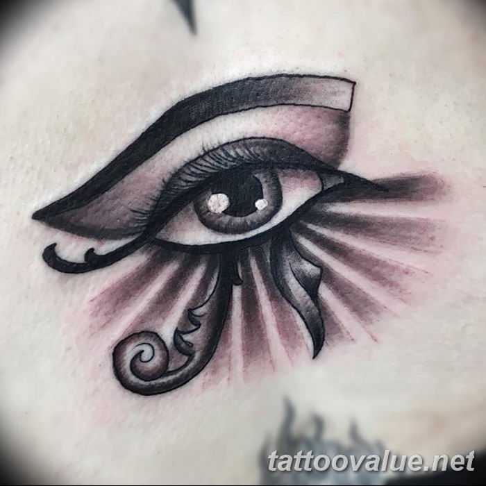 photo of eye tattoo 27.11.2018 №028 - an example of a finished eye tattoo - tattoovalue.net