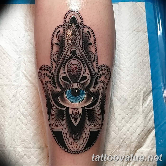 photo of eye tattoo 27.11.2018 №030 - an example of a finished eye tattoo - tattoovalue.net