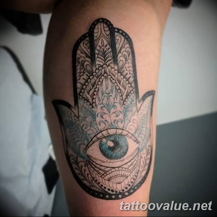 photo of eye tattoo 27.11.2018 №033 - an example of a finished eye tattoo - tattoovalue.net