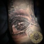 photo of eye tattoo 27.11.2018 №040 - an example of a finished eye tattoo - tattoovalue.net