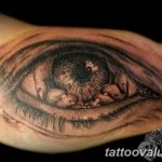 photo of eye tattoo 27.11.2018 №045 - an example of a finished eye tattoo - tattoovalue.net