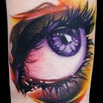 photo of eye tattoo 27.11.2018 №046 - an example of a finished eye tattoo - tattoovalue.net