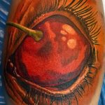photo of eye tattoo 27.11.2018 №048 - an example of a finished eye tattoo - tattoovalue.net