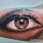 photo of eye tattoo 27.11.2018 №051 - an example of a finished eye tattoo - tattoovalue.net