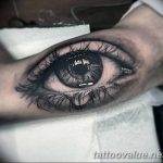 photo of eye tattoo 27.11.2018 №055 - an example of a finished eye tattoo - tattoovalue.net