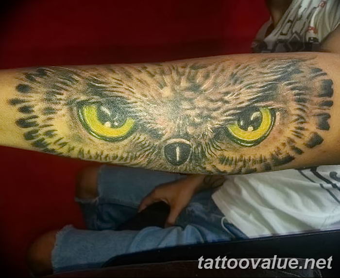 photo of eye tattoo 27.11.2018 №061 - an example of a finished eye tattoo - tattoovalue.net