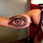 photo of eye tattoo 27.11.2018 №068 - an example of a finished eye tattoo - tattoovalue.net