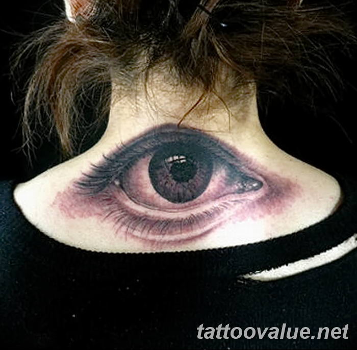 photo of eye tattoo 27.11.2018 №069 - an example of a finished eye tattoo - tattoovalue.net