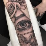 photo of eye tattoo 27.11.2018 №085 - an example of a finished eye tattoo - tattoovalue.net