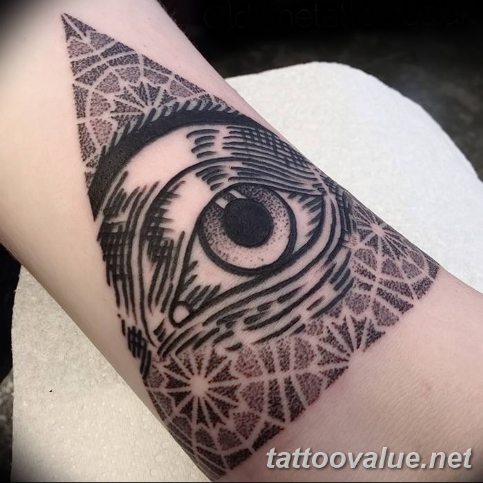 photo of eye tattoo 27.11.2018 №086 - an example of a finished eye tattoo - tattoovalue.net