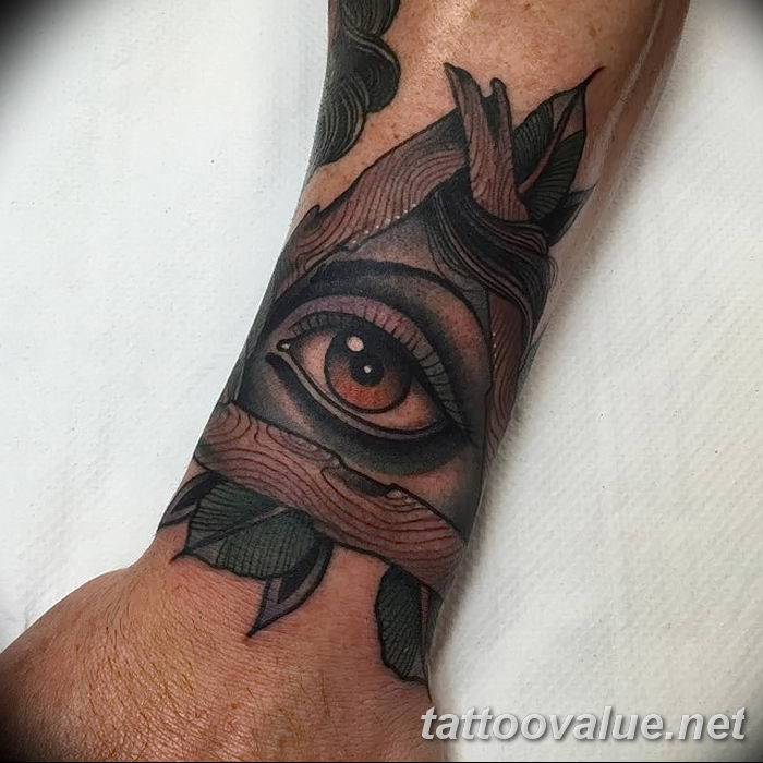 photo of eye tattoo 27.11.2018 №089 - an example of a finished eye tattoo - tattoovalue.net