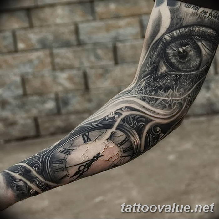 photo of eye tattoo 27.11.2018 №092 - an example of a finished eye tattoo - tattoovalue.net
