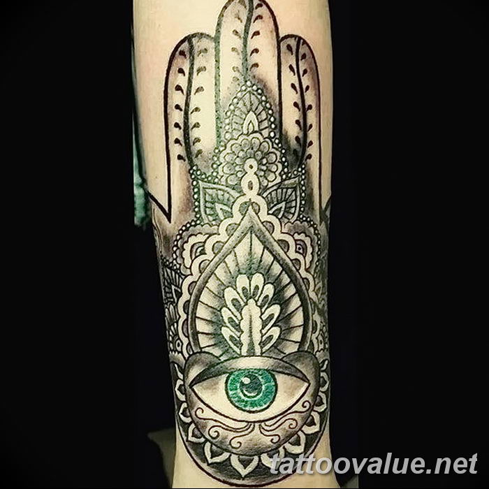photo of eye tattoo 27.11.2018 №094 - an example of a finished eye tattoo - tattoovalue.net