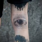 photo of eye tattoo 27.11.2018 №097 - an example of a finished eye tattoo - tattoovalue.net