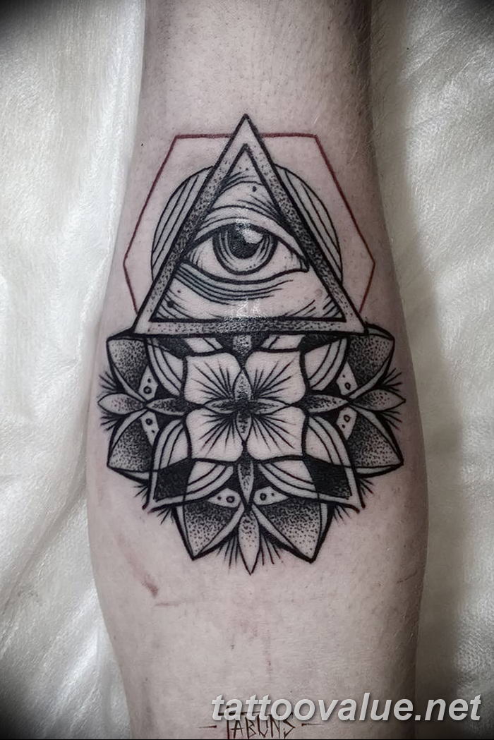 photo of eye tattoo 27.11.2018 №103 - an example of a finished eye tattoo - tattoovalue.net
