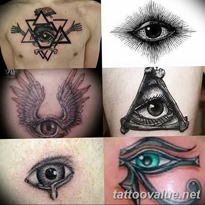 photo of eye tattoo 27.11.2018 №105 - an example of a finished eye tattoo - tattoovalue.net