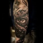 photo of eye tattoo 27.11.2018 №108 - an example of a finished eye tattoo - tattoovalue.net