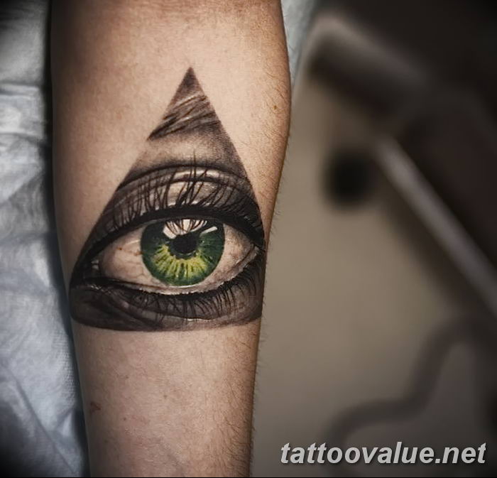 photo of eye tattoo 27.11.2018 №111 - an example of a finished eye tattoo - tattoovalue.net