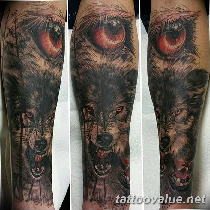 photo of eye tattoo 27.11.2018 №113 - an example of a finished eye tattoo - tattoovalue.net
