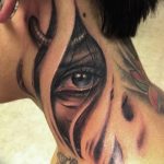 photo of eye tattoo 27.11.2018 №118 - an example of a finished eye tattoo - tattoovalue.net