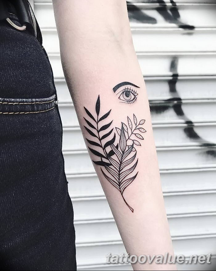 photo of eye tattoo 27.11.2018 №120 - an example of a finished eye tattoo - tattoovalue.net