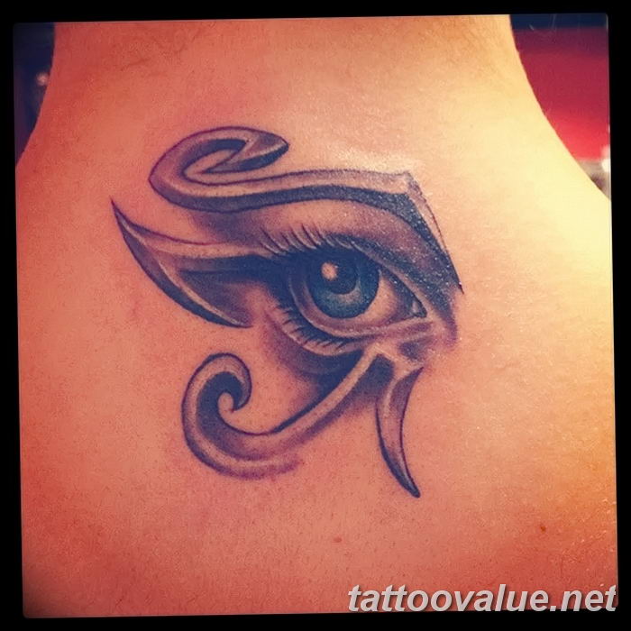 photo of eye tattoo 27.11.2018 №122 - an example of a finished eye tattoo - tattoovalue.net