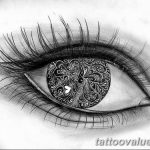 photo of eye tattoo 27.11.2018 №124 - an example of a finished eye tattoo - tattoovalue.net