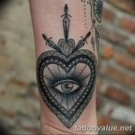 photo of eye tattoo 27.11.2018 №127 - an example of a finished eye tattoo - tattoovalue.net