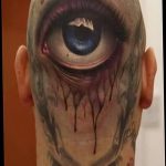 photo of eye tattoo 27.11.2018 №133 - an example of a finished eye tattoo - tattoovalue.net