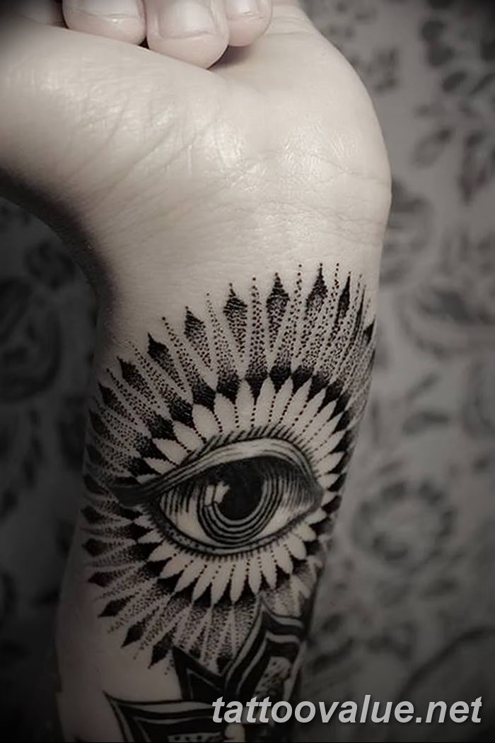 photo of eye tattoo 27.11.2018 №135 - an example of a finished eye tattoo - tattoovalue.net