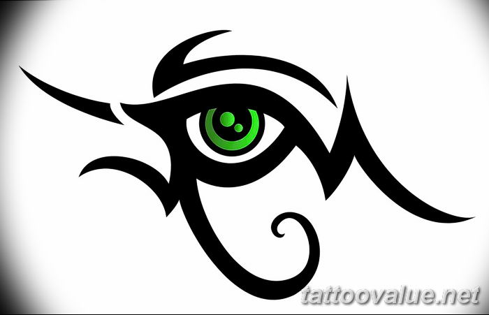 photo of eye tattoo 27.11.2018 №138 - an example of a finished eye tattoo - tattoovalue.net