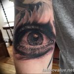 photo of eye tattoo 27.11.2018 №149 - an example of a finished eye tattoo - tattoovalue.net