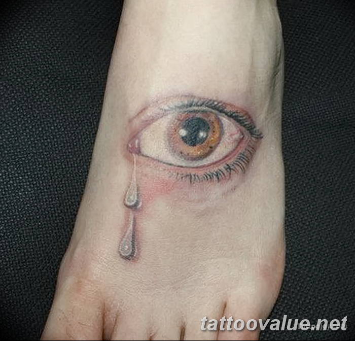 photo of eye tattoo 27.11.2018 №163 - an example of a finished eye tattoo - tattoovalue.net