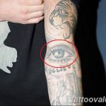 photo of eye tattoo 27.11.2018 №181 - an example of a finished eye tattoo - tattoovalue.net
