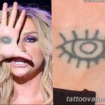 photo of eye tattoo 27.11.2018 №183 - an example of a finished eye tattoo - tattoovalue.net