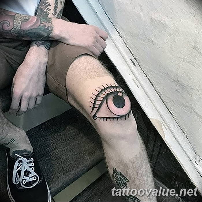photo of eye tattoo 27.11.2018 №184 - an example of a finished eye tattoo - tattoovalue.net