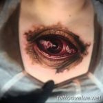 photo of eye tattoo 27.11.2018 №192 - an example of a finished eye tattoo - tattoovalue.net