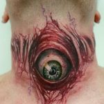 photo of eye tattoo 27.11.2018 №193 - an example of a finished eye tattoo - tattoovalue.net