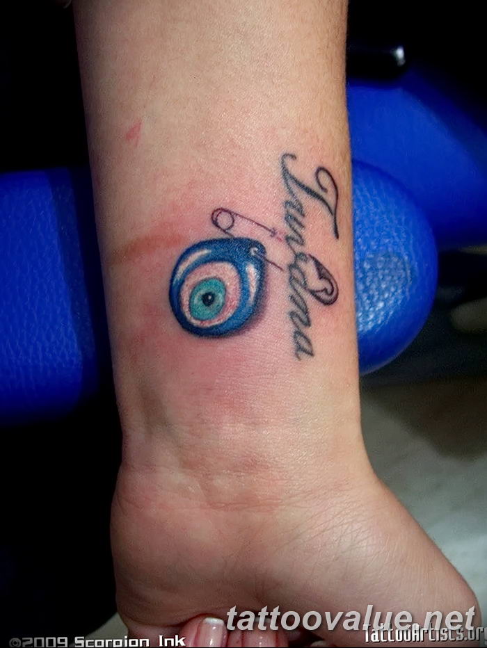 photo of eye tattoo 27.11.2018 №195 - an example of a finished eye tattoo - tattoovalue.net