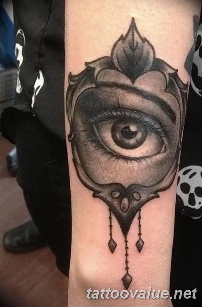 photo of eye tattoo 27.11.2018 №200 - an example of a finished eye tattoo - tattoovalue.net