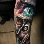 photo of eye tattoo 27.11.2018 №203 - an example of a finished eye tattoo - tattoovalue.net