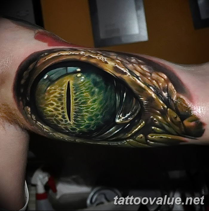photo of eye tattoo 27.11.2018 №205 - an example of a finished eye tattoo - tattoovalue.net