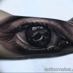 photo of eye tattoo 27.11.2018 №210 - an example of a finished eye tattoo - tattoovalue.net