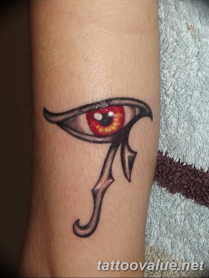 photo of eye tattoo 27.11.2018 №219 - an example of a finished eye tattoo - tattoovalue.net