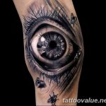 photo of eye tattoo 27.11.2018 №220 - an example of a finished eye tattoo - tattoovalue.net