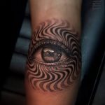 photo of eye tattoo 27.11.2018 №222 - an example of a finished eye tattoo - tattoovalue.net